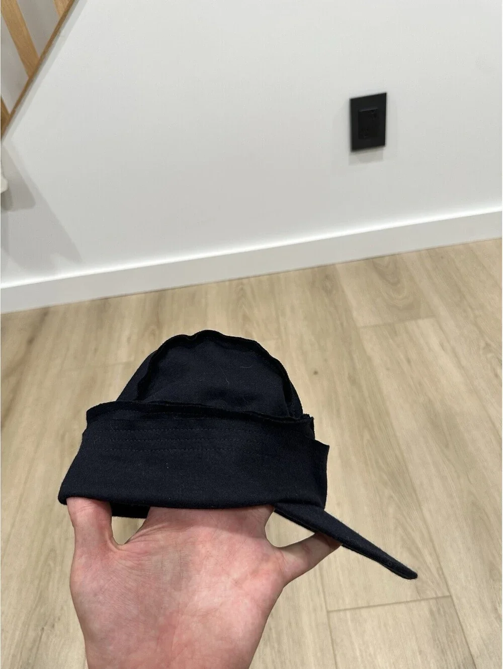 Karema Deodato Black Penn Cap Wool made in USA size Small